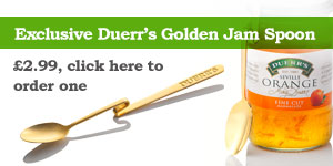 Exclusive Duerr's Golden Jam Spoon